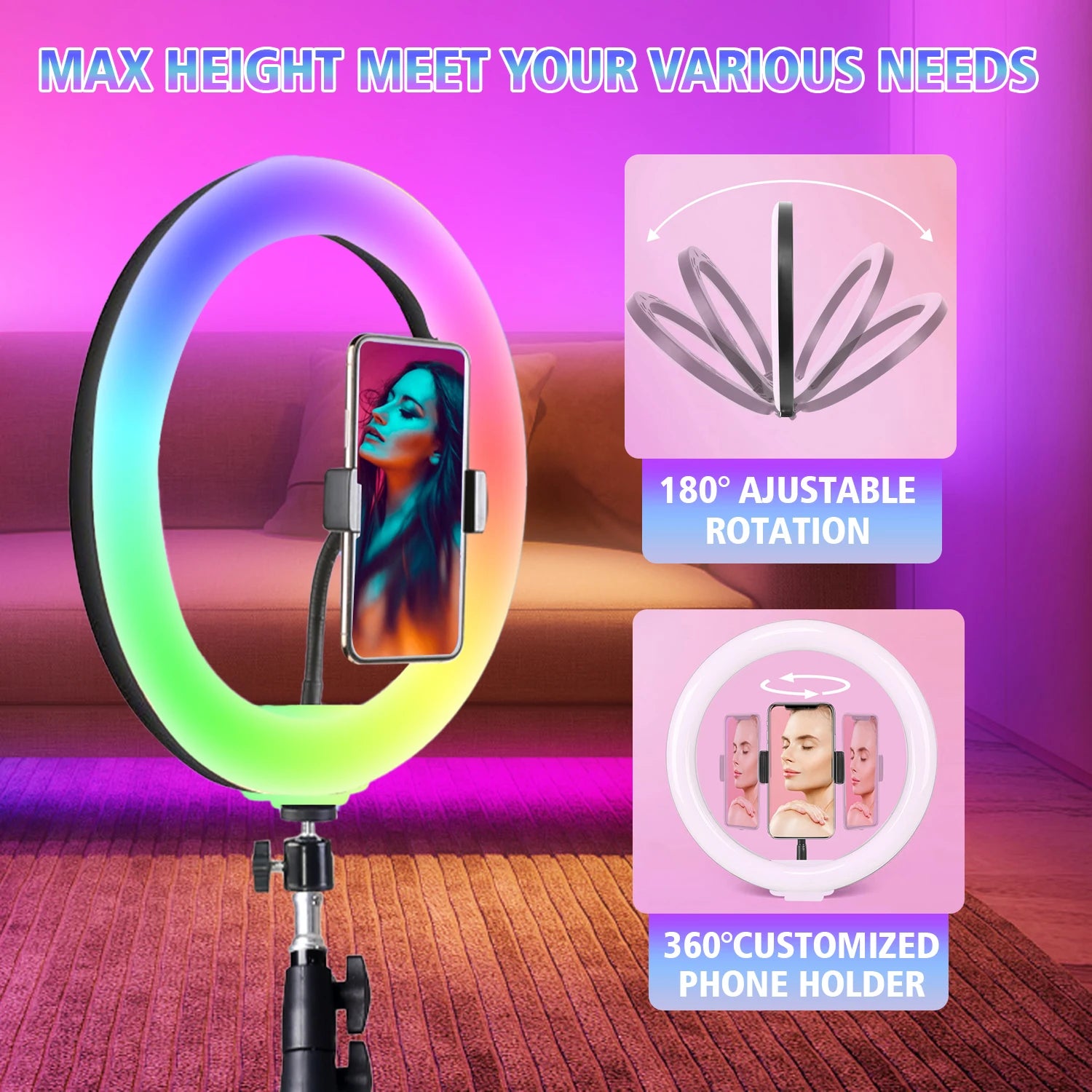 Pro Glow Ring Light Kit