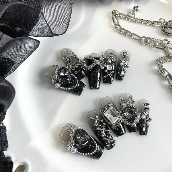 Gothic Coffin Nail Set