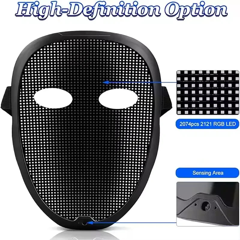 GlowGuard LED Face Mask