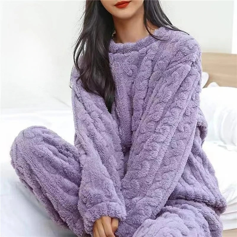 CozyCloud Velvet Loungewear Set